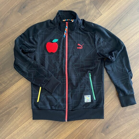 Puma x Dee & Ricky Collab Black Zip Up Track Jacket - Size S - Picture 1 of 5